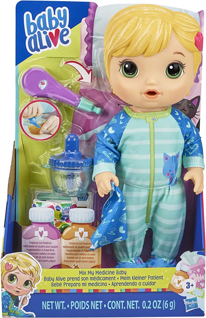 Baby Alive muñeca kit medicina