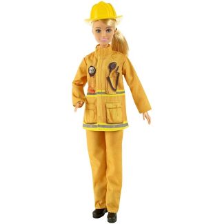 Barbie bombero con cachorro