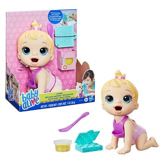 Baby Alive Lil Snacks Baby Doll - Pelo Rubio