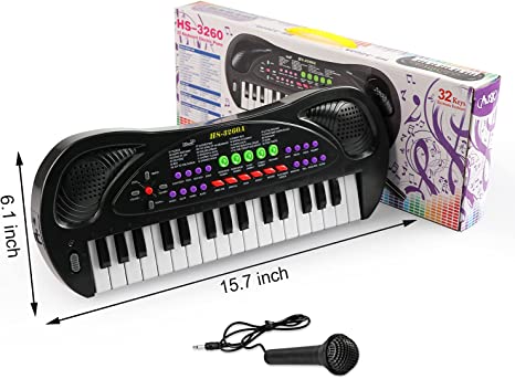 Piano de teclado para niños