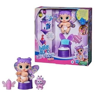 Baby Alive GloPixies Ciruela Arco Iris Minis Muñeca Bebé