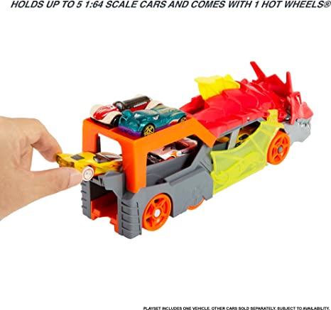 Hot Wheels Juego de transportador de dragon