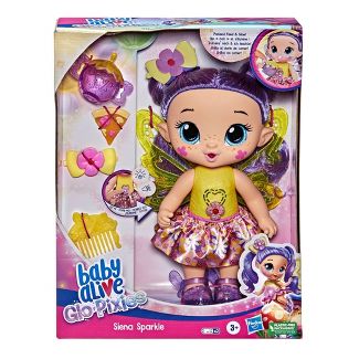 Baby Alive GloPixies Siena Sparkle muñeca