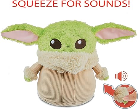 Star Wars Grogu peluche SQUISHY con sonido