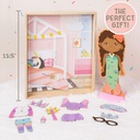 Muñeca de madera para disfrazar de Story Magic