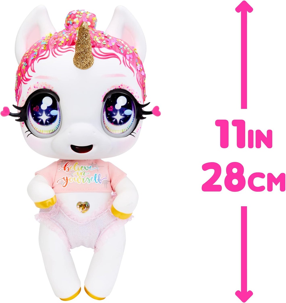 MGA Entertainment Muñeca bebé de unicornio