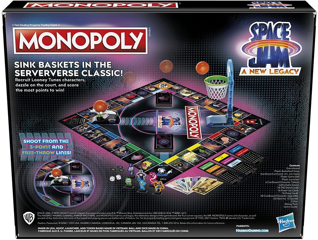 Juego de mesa Monopolio Space Jam A New Legacy