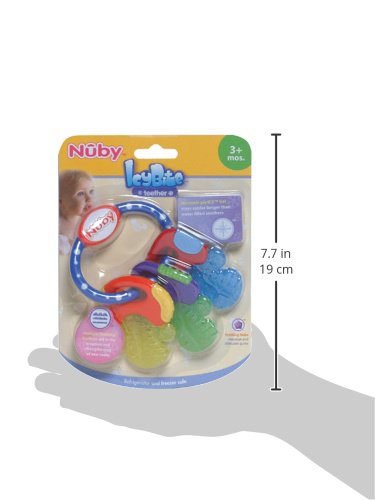 Nuby Teclas de mordedor de gel de hielo
