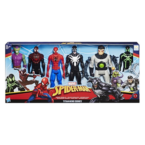 Spider-Man Titan Hero Set de 6 figuras