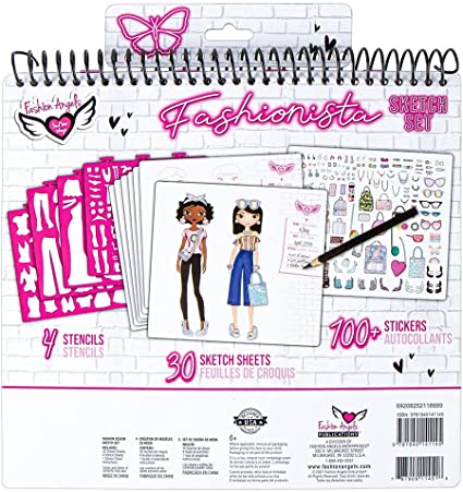 Cuaderno de bocetos de diseño de moda