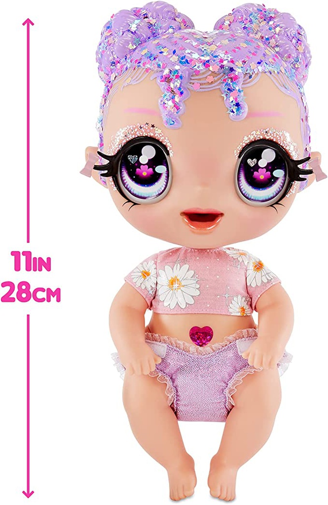 Glitter Babyz Muñeca Lila