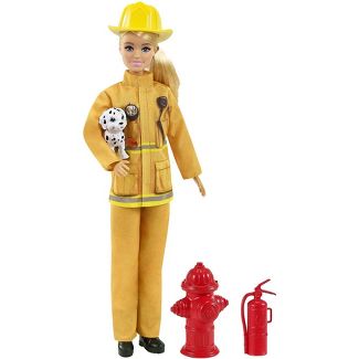 Barbie bombero con cachorro