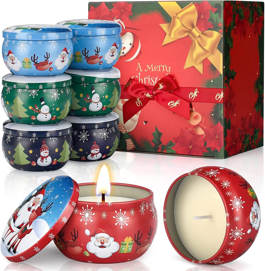 Juego de velas perfumadas de Navidad