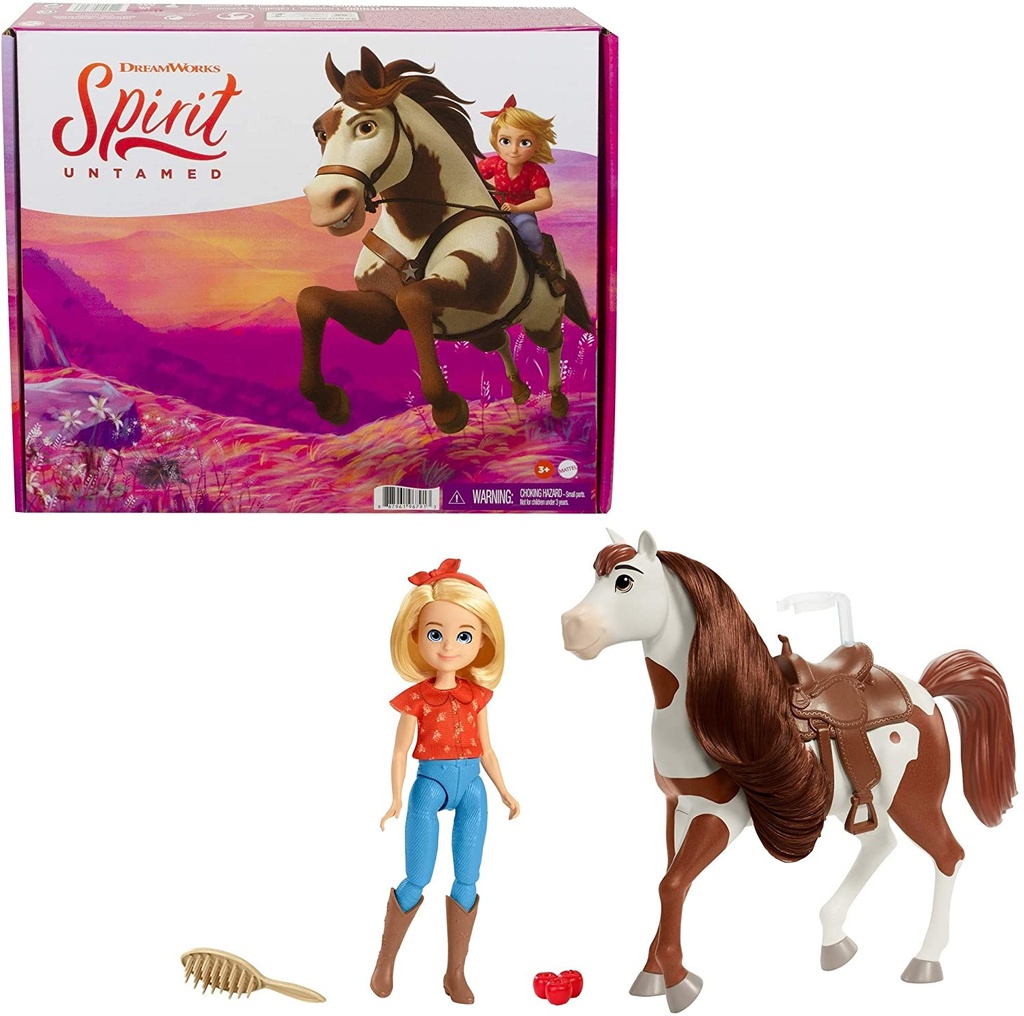 Spirit Untamed Abigail Muñeca y caballo Boomerang