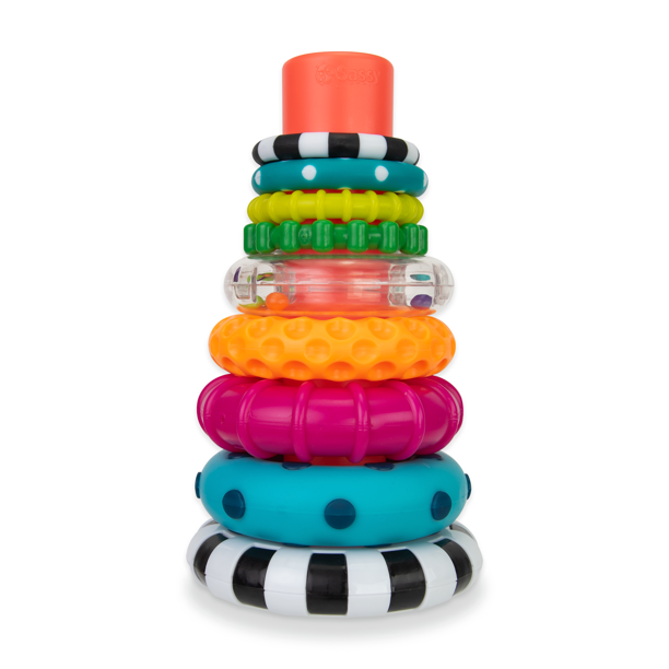 Juego de 9 aros apilables Sassy Stacks