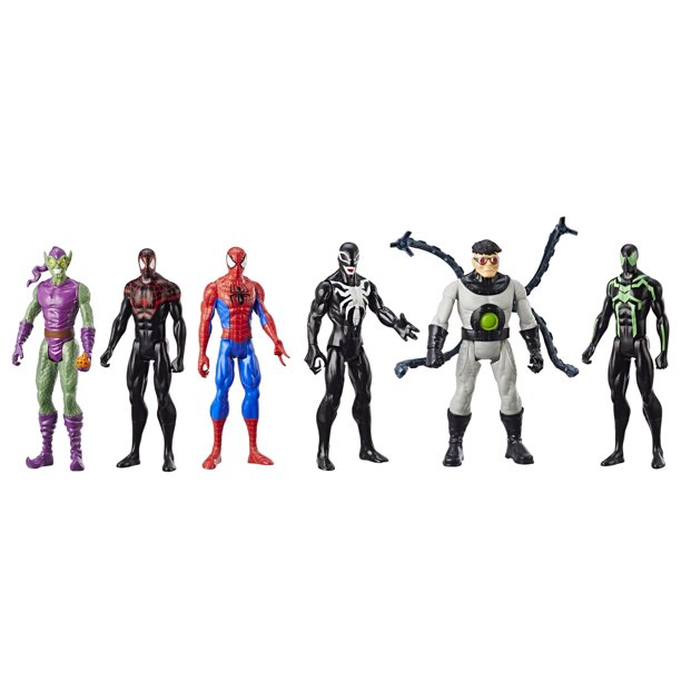 Spiderman Titan Hero Set de 6 figuras