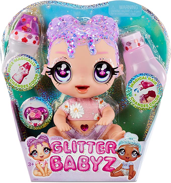 Glitter Babyz Muñeca Lila