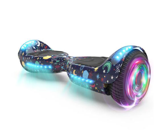 Hoverboard color estrellas