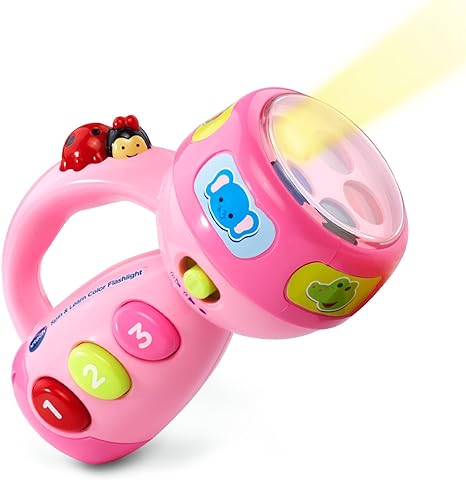 VTech Spin & Learn - Linterna de color, color rosa