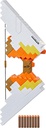 NERF Minecraft - Arco motorizado blaster, 8 dardos