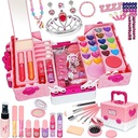 Hollyhi  Kit de maquillaje maleta rosa Modelo 4