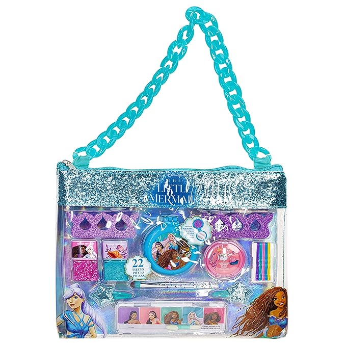 Disney La Sirenita Kit de maquillaje con bolso