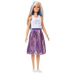Barbie Fashionista con camiseta y falda