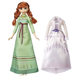 Disney Frozen 2 Princesa Anna con vestido adicional