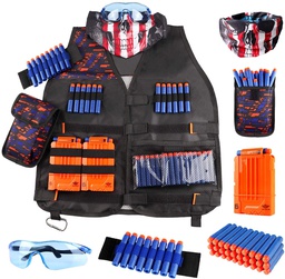 Kit de chaleco táctico para pistolas Nerf