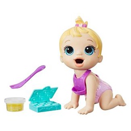 Baby Alive Lil Snacks Baby Doll - Pelo Rubio