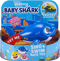 Baby Shark Azul canta y nada