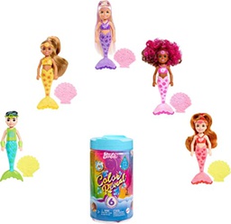 Barbie Color Reveal Sirena niña
